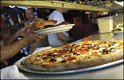 Piecora's pizza gets at least one reader's vote for being the "New Yorkest."