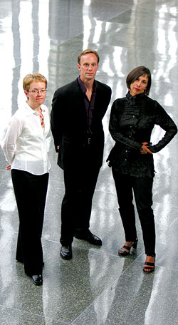 Fresh faces (from left): Empty Space's Melanie Matthews,