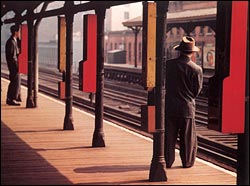 One of Esther Bubley's 1950s studies of the now-gone Third Avenue El.