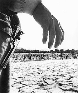 Morricone scores a dramatic moment.