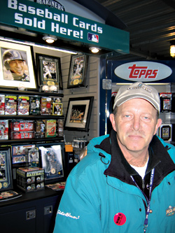 Safeco Field vendors such as Walter Keith have de-emphasized the investment aspect of baseball cards—and have seen kids flock to their kiosks as a result.