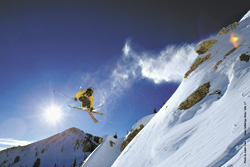 In Utahs premium Wasatch powder.