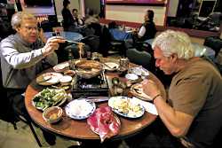 Two soups in one: Sichuanese Cuisine.