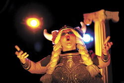 A diva rises where Jimmy Page once rocked.