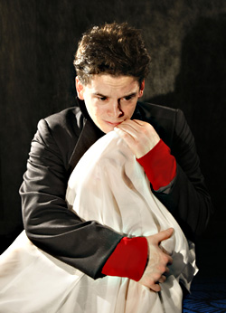 Kids can relate: Connor Toms as Hamlet.