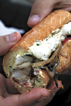 Cod: great sandwich,bad picnic.
