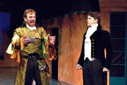 All’s swell: Paul Morgan Stetler (left) and Connor Toms in Seattle Shakes’ latest.
