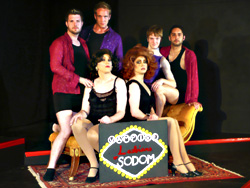 Sodoms all-boy cast, with OFurniture and Armani in front.