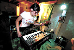 Dont stop believin: Partman Parthorse in a Georgetown warehouse.