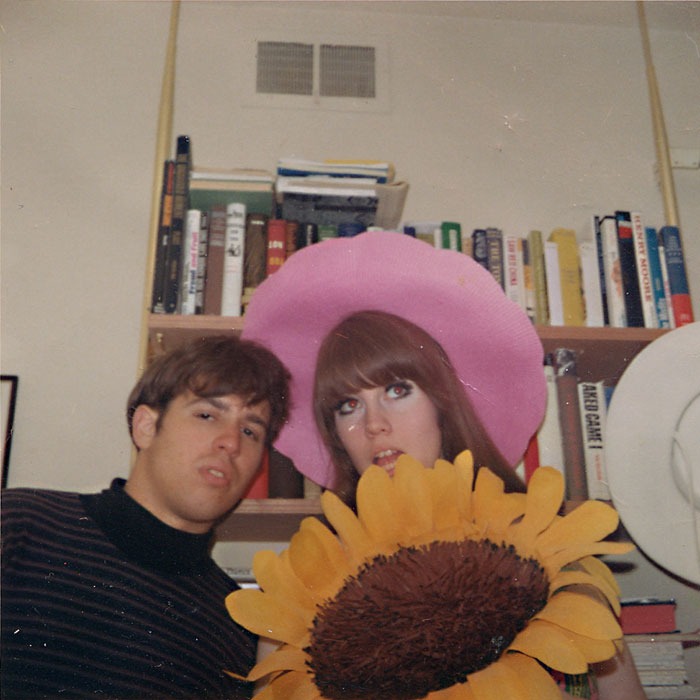 Flower power:Kalinich and his then-wife Renee Ciral.