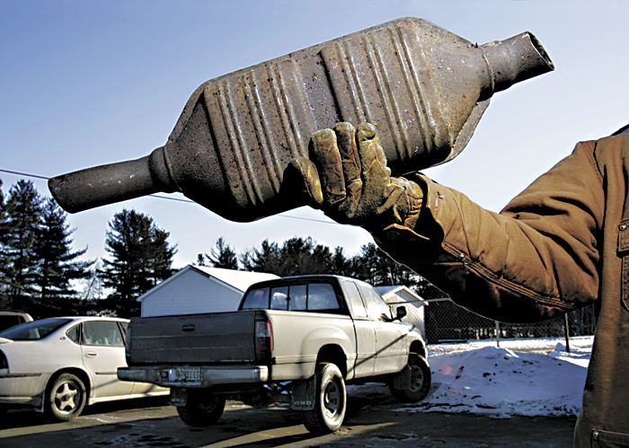 It may not look like it, but this used car part is precious metal.