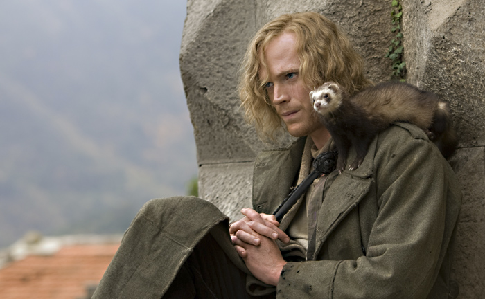 You just knew there’d be a ferret (with Paul Bettany), didn’t you?