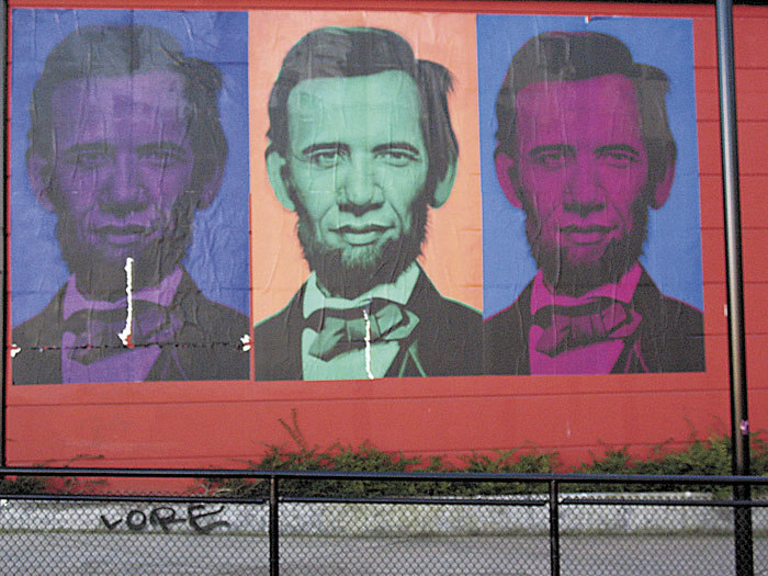 Ron Englishs presidential mashup is finally viewable on Capitol Hill.