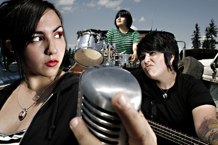 Girl in a Coma perfects the game face.