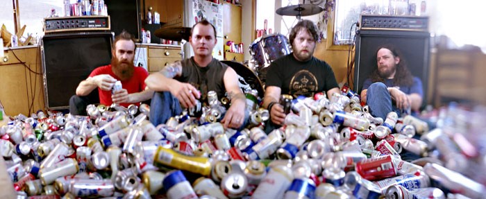 Fueled by ramen? Red Fang is fueled by Tecate and Pabst.