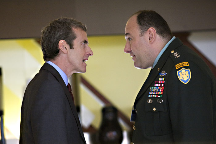 For once, Capaldis Malcolm Tucker meets his match (Gandolfini).