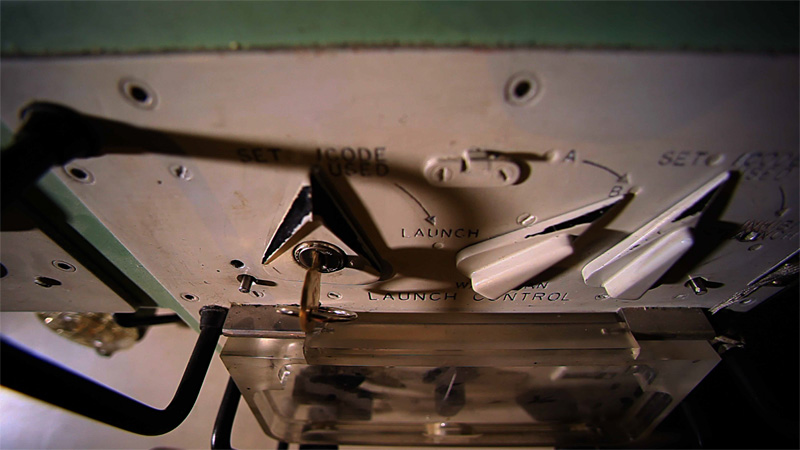 The old controls of a nuclear silo.