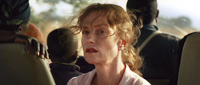 Huppert as the last of her colonial tribe.