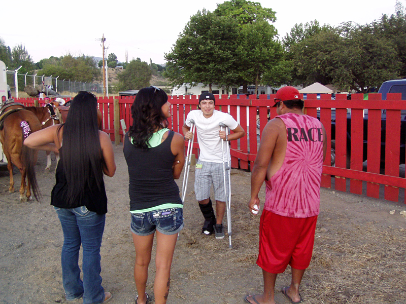 Former champion Loren Marchand did not finish the race after being trampled underwater.