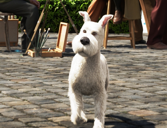Snowy, Tintin's 3-D terrier.