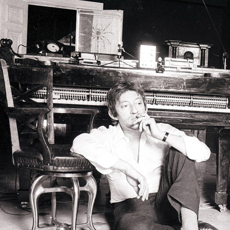 Gainsbourg in a typically dissolute state.