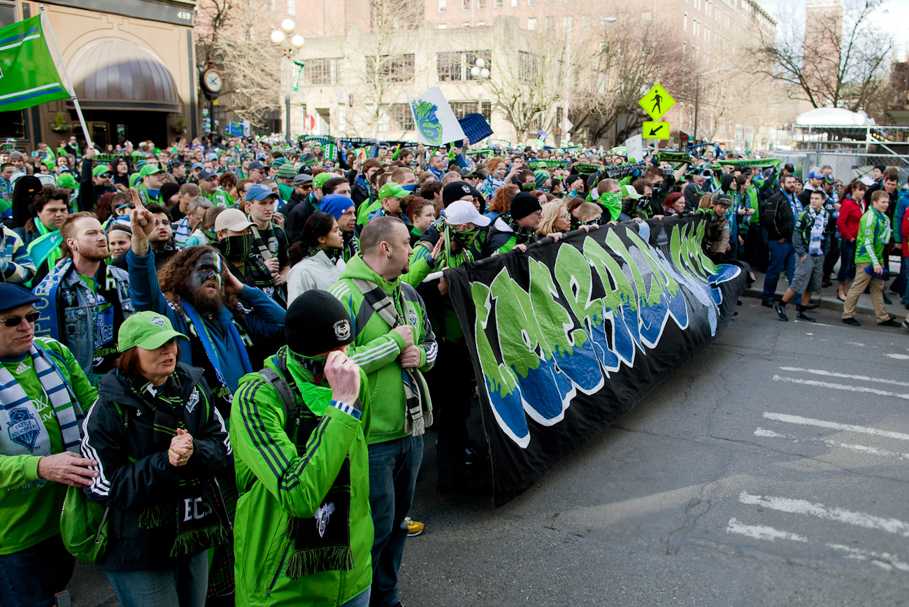 It was a day before St. Patty's Day, but the green was