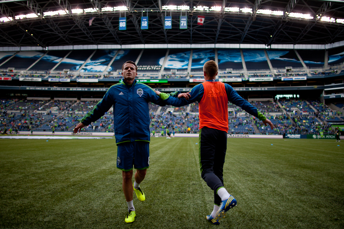 It was a day before St. Patty's Day, but the green was