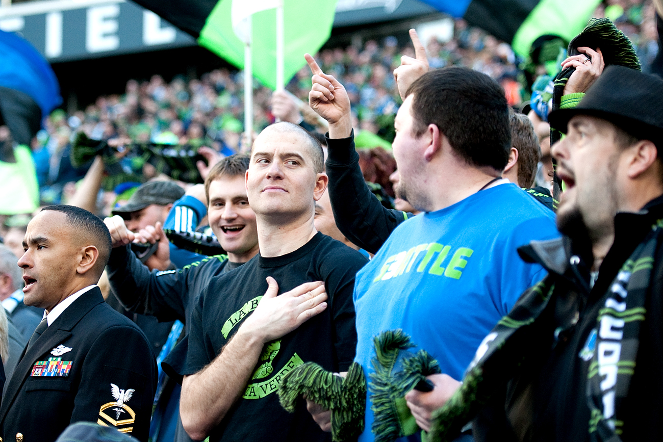 It was a day before St. Patty's Day, but the green was