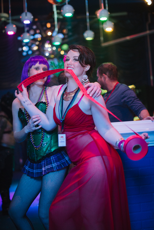 Costumes were mandatory at Sasha Scarlett's Seattle Erotic Ball, held on Fat