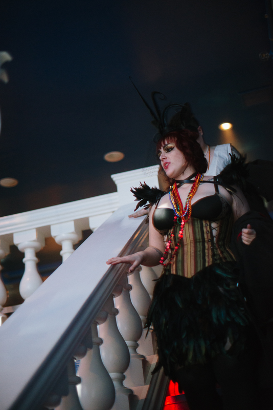 Costumes were mandatory at Sasha Scarlett's Seattle Erotic Ball, held on Fat