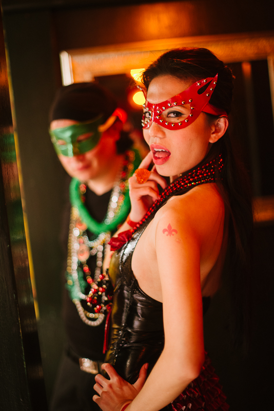 Costumes were mandatory at Sasha Scarlett's Seattle Erotic Ball, held on Fat