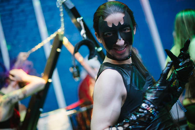 Costumes were mandatory at Sasha Scarlett's Seattle Erotic Ball, held on Fat