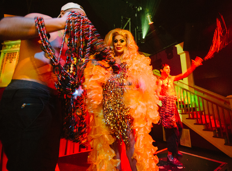 Costumes were mandatory at Sasha Scarlett's Seattle Erotic Ball, held on Fat