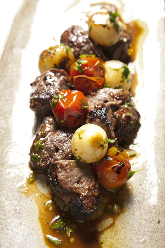 The kebab which sparked our soup delivery was excellent. Despite its name, the dish has nothing to do with dried-out meat on sticks. Rather, Mamnoon's kebab is a skillet of tender beef tenderloin hunks, blistered tomatoes and sweet pearl onions, finessed with allspice and olive oil. Like the restaurant, the marvelous dish was very much worth the wait.