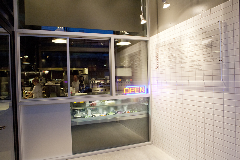 Ma'noushe is very much a street snack, so the tactic is tantamount to putting croque monsieurs on a menu dominated by duck a l'orange and sole meuniere. But the restaurant is hereby permitted to do whatever it takes to sell more of its wonderfully satisfying man'oushe at its glassed-in takeout counter, which occupies the front half of the restaurant.