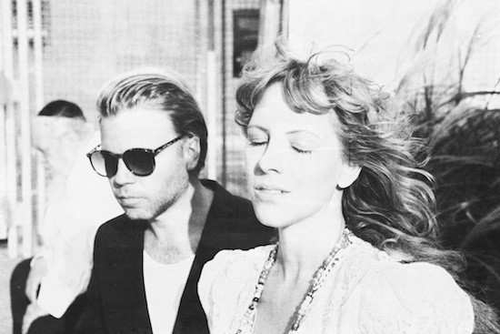 Malin DahlstrA¶m and Gustaf KarlA¶f.Niki & The Dove band photo.