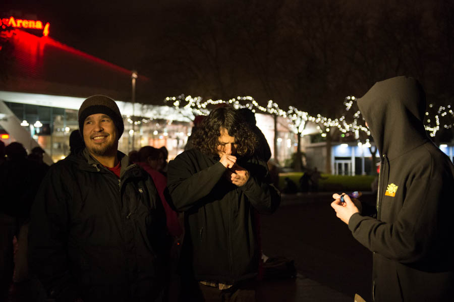 The new law legalizing marijuana explicitly prohibits smoking the stuff in public.