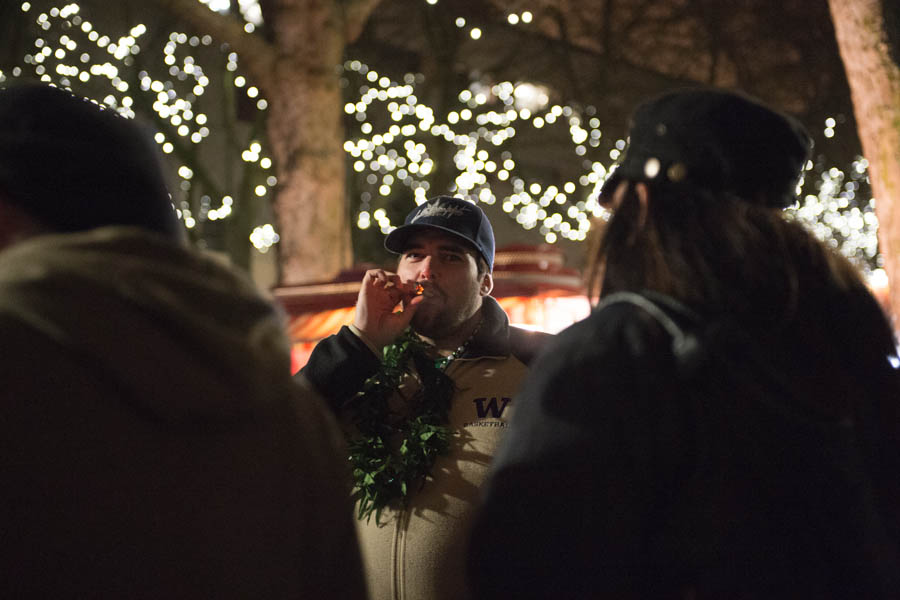 The new law legalizing marijuana explicitly prohibits smoking the stuff in public.