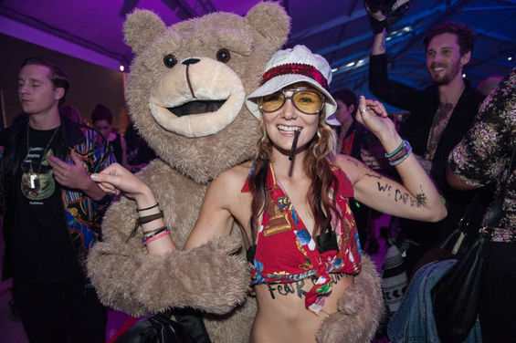 HARD Fest celebrated Day Of The Dead on Saturday, November 3 with 35,000 of its closest friends for a sold out extravaganza at Los Angeles State Historic Park with performances from Justice, Major Lazer, Jack beats, Knife Party, Dillion Frances, Zeds Dead and more. See more photos of HARD Fest: Day of the Dead.