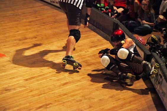 On October 6, 2012, the Denver Roller Dolls' Electrocuties competed against the Rocky Mountain Rollergirls' Contenders at the Fillmore Auditorium. See more Denver roller derby photos.