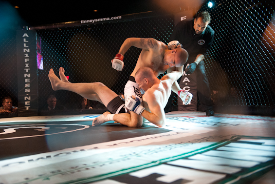 A scene from MMA Fight Night at Lumiere Casino in St. Louis on January 28. See more St. Louis MMA photos.