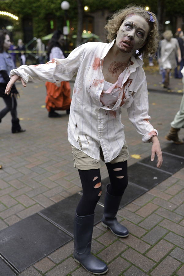 On October 27th, 2012, zombies took over Occidental Park for Thrill The