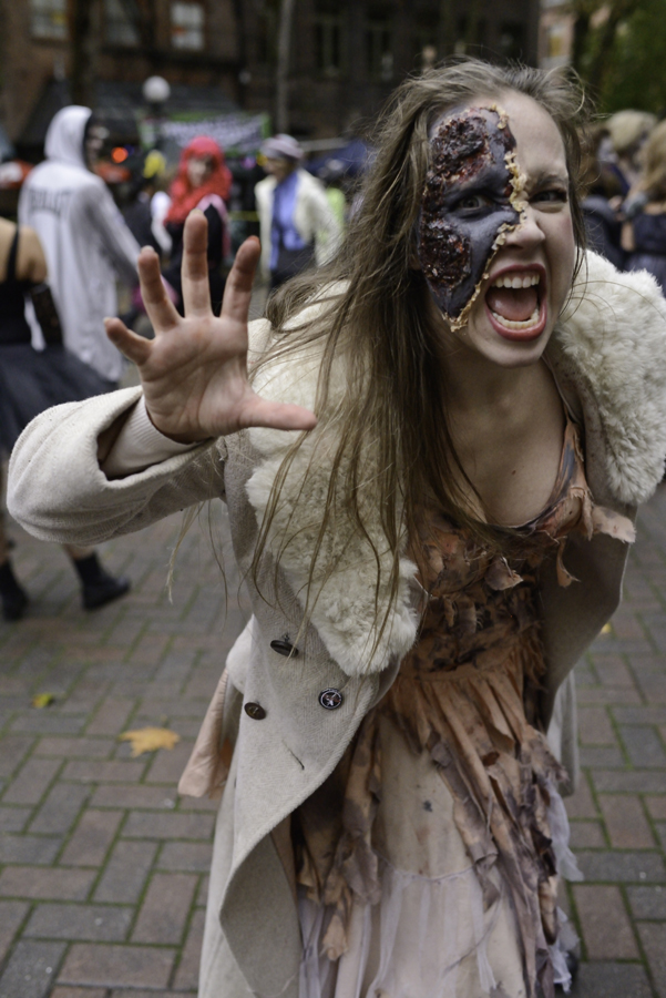 On October 27th, 2012, zombies took over Occidental Park for Thrill The