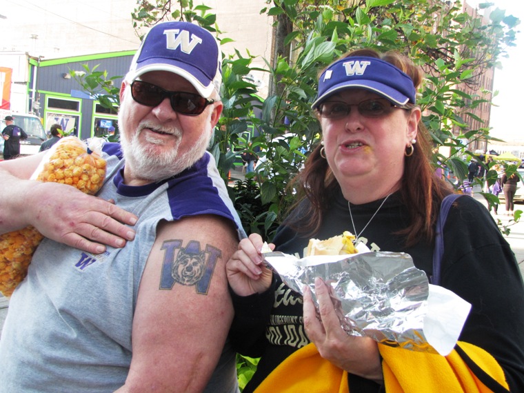 The University of Washington Huskies were the underdogs going into Thursday night