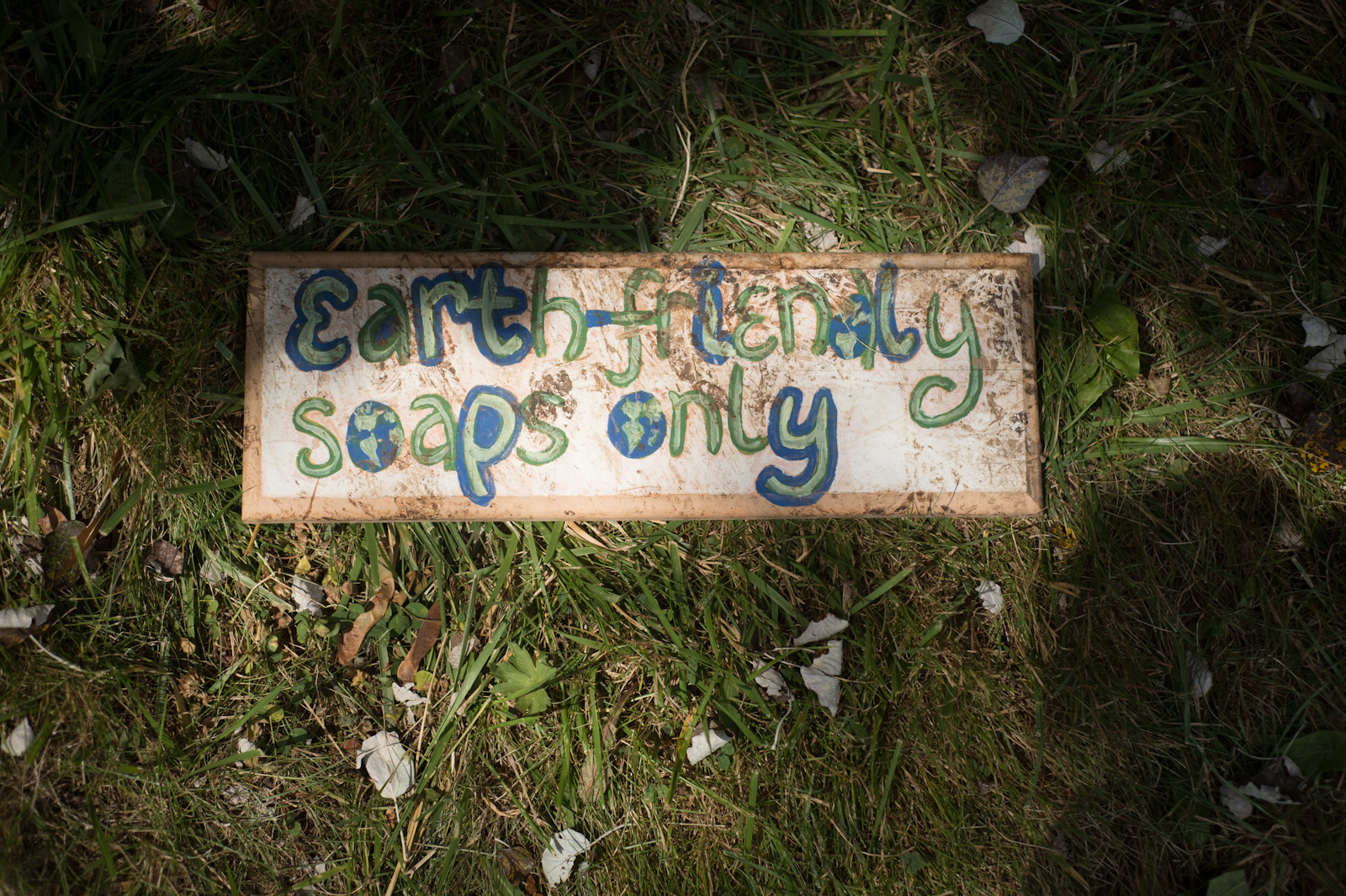 Earth friendly soaps only!