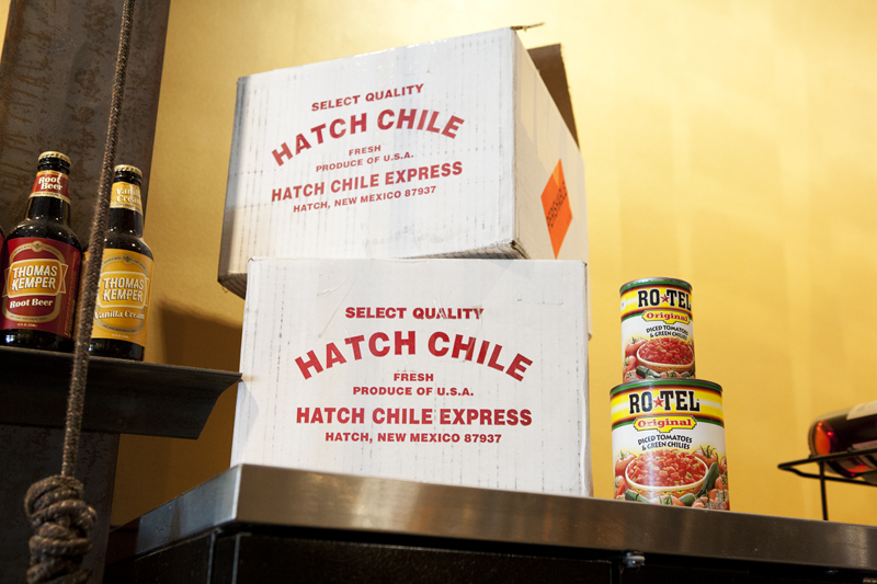 Owner Chrystal Handy says that the Hatch Chiles are a key ingredient in dishes.