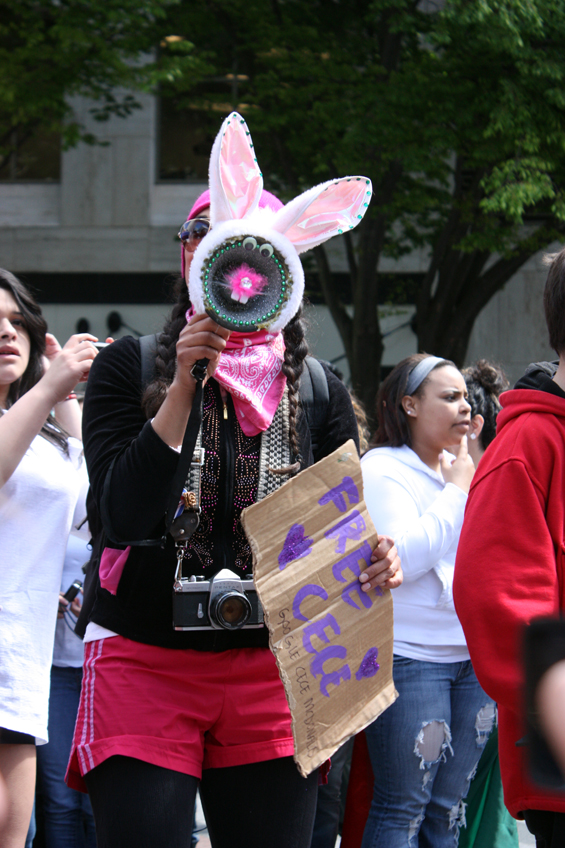 Occupy Wall Street strikes again May Day style. By Mid morning a
