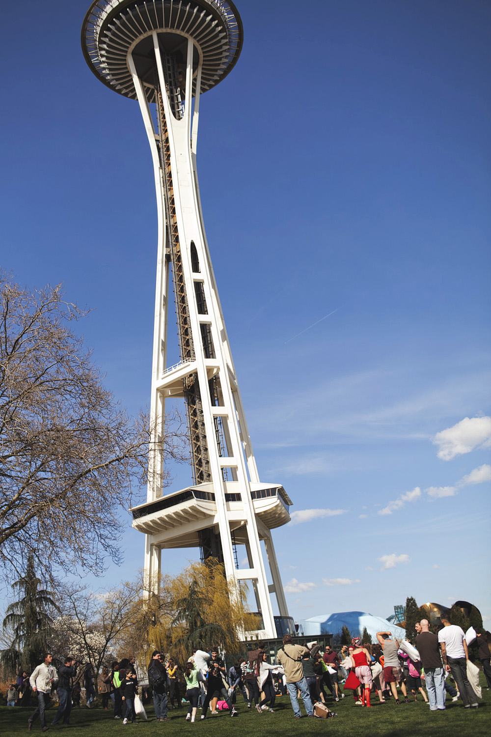 Pillow-warrior friends Russ Garwood, Amir Megmedagic, and Joshua Sacks planned Seattle's International