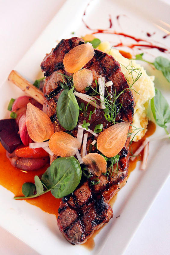 But other times, steak prefers to leave something to the imagination. Photographed at Market 17 in Fort Lauderdale, Florida.