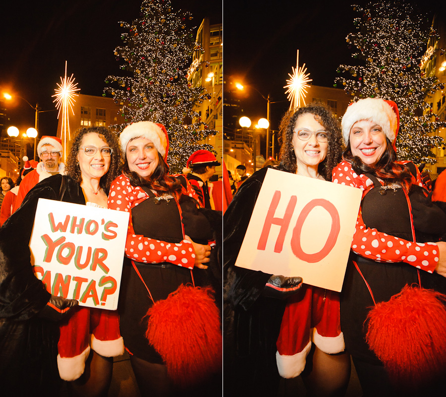 A couple of santarchists who definitely are getting coal this holiday season.